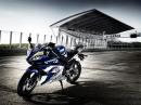 Yamaha YZF-R125 като реплика на байка на Роси