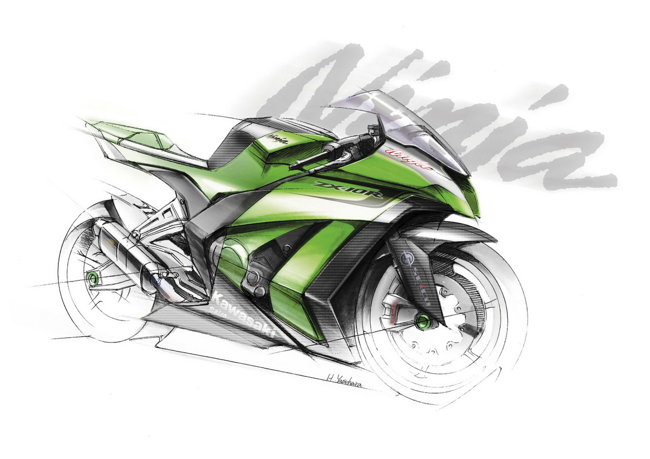 Kawasaki Ninja ZX-10R 2011 (скица)