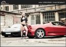 Секси байкърки: Люси с Aprilia RSV4 и Ferrari 360 Spyder F1